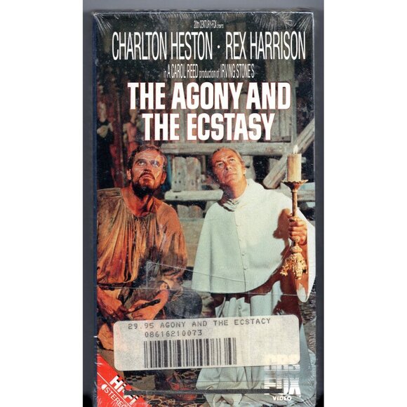 The Agony And The Ecstasy VHS Charlton Heston Rex Harrison 139 Mins ©1965 - Picture 1 of 2